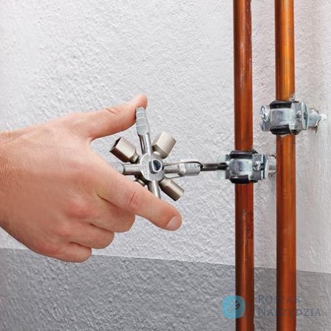 Klucz wielofunkcyjny do szaf sterowniczych TwinKey, 00 11 01, KNIPEX