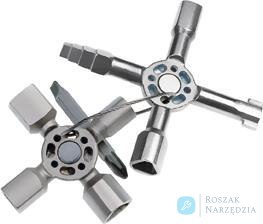 Klucz wielofunkcyjny do szaf sterowniczych TwinKey, 00 11 01, KNIPEX