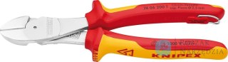 Szczypce tn膮ce boczne,  VDE , 200mm, 74 06 200 T, KNIPEX