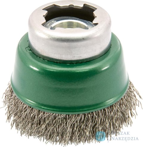 Szczotka garnkowa X-LOCK drut nierdzewny, falisty 60xmm Osborn