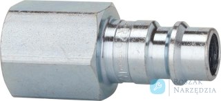 Nypel wtykowy, hartowany,ocynk,Ønomin.7,2-7,8, mm gwint wewnetrzny G 1/2" RIEGLER