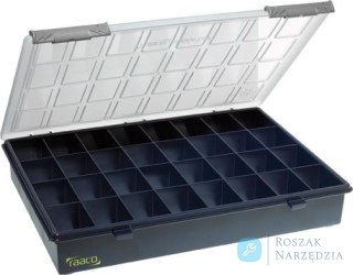 Walizka na drobne elem. z tworz.sztuczn. Assorter4-15 niebieski raaco