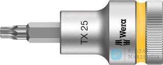 Nasadka wktetakowa 1/2"z funkcja przytrzym. do śrub z lbem z gniazdemTORX 25x60mm Wera