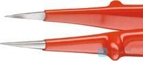 Pinceta precyzyjna  VDE , 130mm, prosta, spiczasta, 92 27 61, KNIPEX