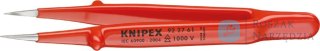 Pinceta precyzyjna  VDE , 130mm, prosta, spiczasta, 92 27 61, KNIPEX
