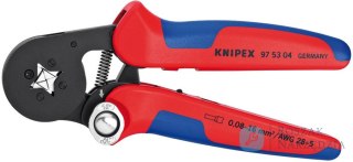 Szczypce do zagniatania tulejek kablowych 4-kat,0,08-16mm KNIPEX