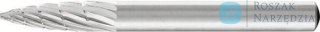 Frez trzpieniowy HSS, lukowy ostry 0618 3 6mm 6x18mm Pferd
