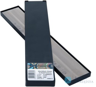 Folie metalowe,w arkuszu nierdzewnej 50x300x0,10mm 10Bl/P H+S