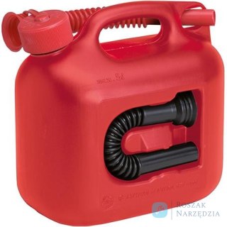 Kanister na paliwo, Premium,z tworz.sztucz. poj. nomin. 5l,czerwony hünersdorff