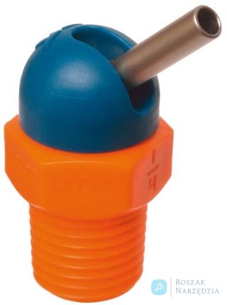 Dysza wysokociśnieniowa  CD do weza doprowadzającego chłodziwo  1/4",70 barow Ø1,6x0mm,szara LOC-LINE