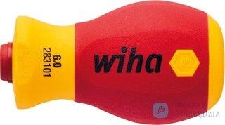 Wkrętak z uchwytem na bity Stubby slimVario,  VDE , zestaw 4-częściowy Wiha