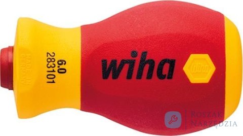 Wkrętak z uchwytem na bity Stubby slimVario,  VDE , zestaw 4-częściowy Wiha