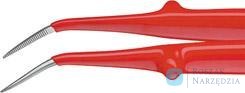 Pinceta precyzyjna  VDE , 150mm, wygięta, 92 37 64, KNIPEX