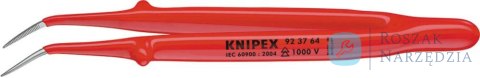 Pinceta precyzyjna  VDE , 150mm, wygięta, 92 37 64, KNIPEX