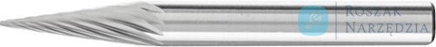 Frez trzp.ze stopow twar.stozek ostry 0618 3 6mm 6x18mm Pferd