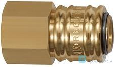 Szybkozlacze z mosiadzu, srednica nom.7,2mm, gwint wewnetrzny G 1/2" RIEGLER