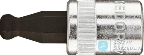 Nasadka wkrętakowa 1/4" IMBUS z główką kulistą, 4x28mm, GEDORE