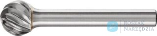 Frez trzpien. z weglika spiekanego, kulisty 1210, stal nierdz. 6mm 12x10,8mm Pferd
