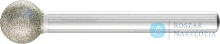 Sciernica trzpieniowa diamentowa D126, ksztalt kulisty 5x3mm Pferd