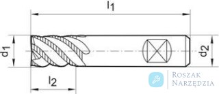 Wiertło kręte typu bit HSS, szlifowane 4,2mm