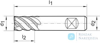 Wiertło kręte typu bit HSS, szlifowane 4,2mm