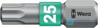 Bit BiTorsion 1/4" DIN3126C6,3,d.śrub z gniazdem Torx 25x25mm Wera