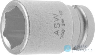 Udarowa koncowka wymiennaklucza nasadowego, 1/4" 6mm ASW