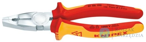 Szczypce uniwersalne (kombinerki)  VDE , 160 mm, 01 06 160, KNIPEX