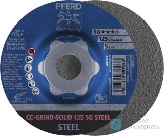 Sciernica tarcz.CC-GRIND Solid Steel 125mm PFERD