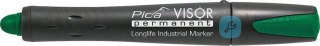 Marker permanentny VISOR przemyslowy, zielony Pica