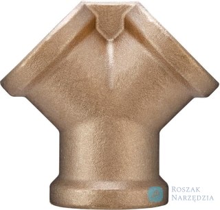 Rozdzielacz,podwojny, z mosiadzu G1/2" RIEGLER