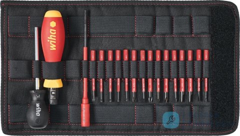 Zestaw wkrętaków dynamometrycznych TorqueVario®-S 18-części  VDE  Wiha