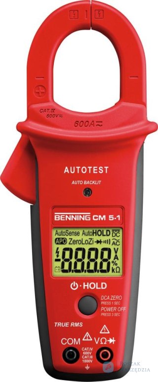 Cyfrowy miernik cęgowy Multimeter CM 5-1 BENNING