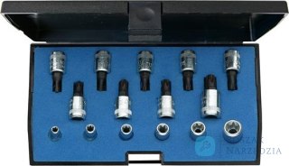 Zestaw nasadek wkrętakowych 1/4″ TORX T4-10xmm i T8-40xmm,15-cz. GEDORE