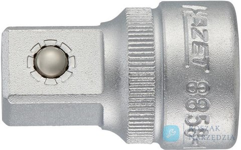 Adapter zwiększający z 4-kąt. wewnętrzne  na 4-kąt zewn. 1/2", 8858-1 HAZET