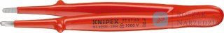 Pinceta precyzyjna,  VDE , 1450mm, spiczasta, końcówki okrągłe, 92 67 63, KNIPEX