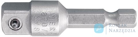 Adapter 1/4" do nasadek 3/8" 50mm Wera