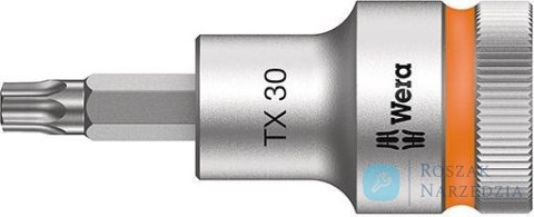 Nasadka wktetakowa 1/2"z funkcja przytrzym. do śrub z lbem z gniazdemTORX 30x60mm Wera