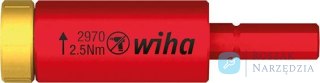 Adapter momentu obrotowego easyTorque  VDE  do bitów slimBit 2,8Nm Wiha