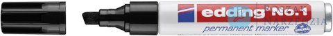 Marker permanentny 1 kolor czerwony edding