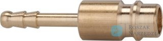 Tulejka wtyk. mosiezna dozlacza o ?nom. 7,2mm, Ø wewnętrzne  weza 6mm RIEGLER