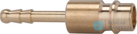 Tulejka wtyk. mosiezna dozlacza o ?nom. 7,2mm, Ø wewnętrzne  weza 6mm RIEGLER