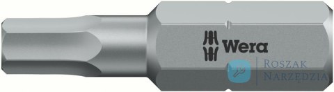 Bit ciagliwo-twardy 1/4" DIN3126C6,3do śrub z lbem z gniazdem 6-katnym 5x25mm Wera