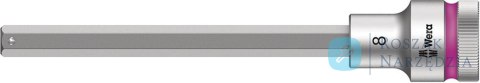 Nasadka wktetakowa 1/2"z funkcja przytrzym. do śrub z lbem z gniazdem6-kat. 8x140mm Wera