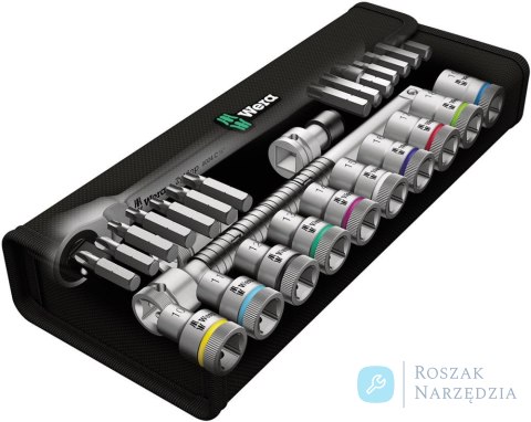 Zestaw wymien.nasadek 1/2" ZYKLOP switch,28-cz. Wera