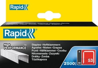 Zszywki 53/12 po 2500 sztuki Rapid