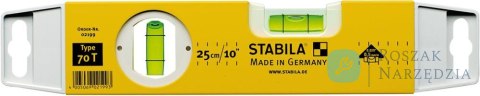 Poziomica z metalu lekkiego 70T 70T 25cm STABILA