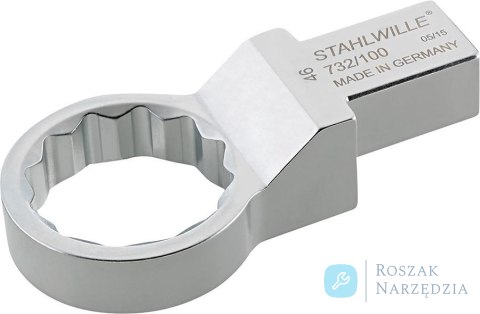 Klucz oczkowy wtykowy 30mm 22x28mm STAHLWILLE