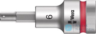 Nasadka wktetakowa 1/2" d.śrub z gniaz.6-kat. z funkcja przytrzym,6x60mm Wera
