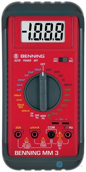 Uniwersalny miernik cyfrowy MM 3 BENNING